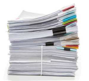 stack of documents